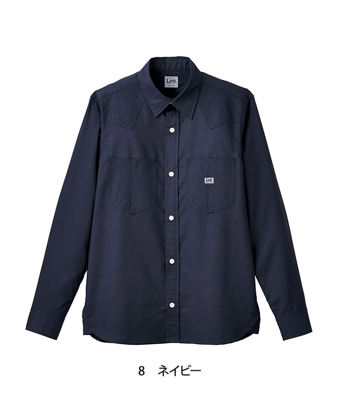 Leeウエスタンシャツ長袖[男女兼用][ボンマックス製品] LCS49001｜飲食