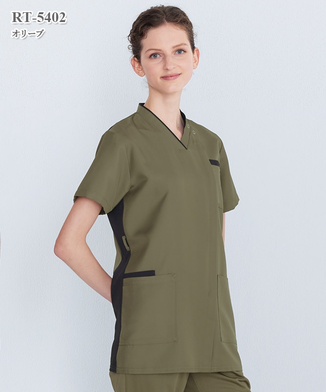 男女兼用スクラブ半袖[ナガイレーベン製品] RT-5402｜THS-白衣通販・販売