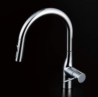 キッチン水栓 一般地用 クリナップ ZZKM6061EC グースネック水栓