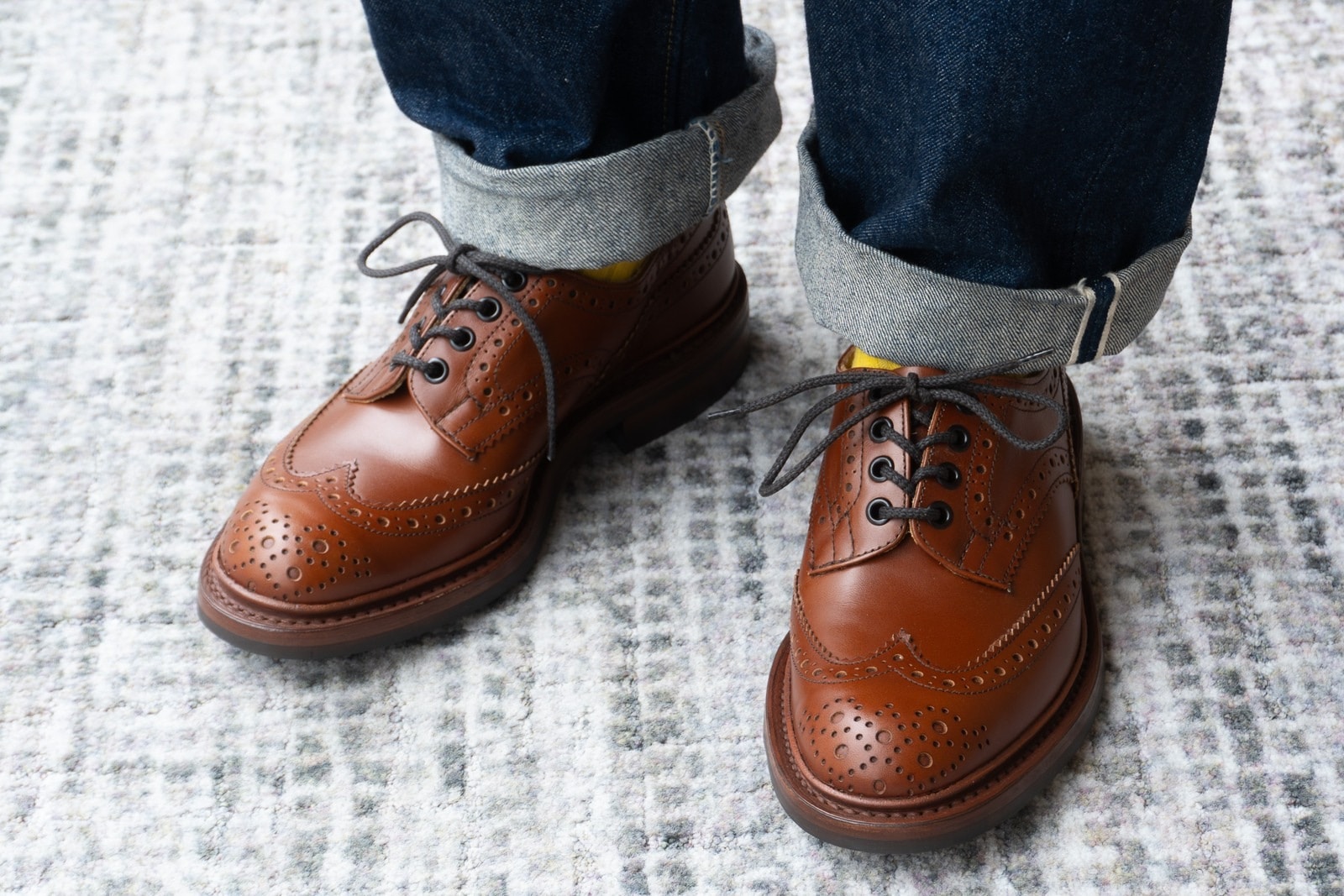 トリッカーズ バートン|BOURTON MARRON ウィングチップ メンズ