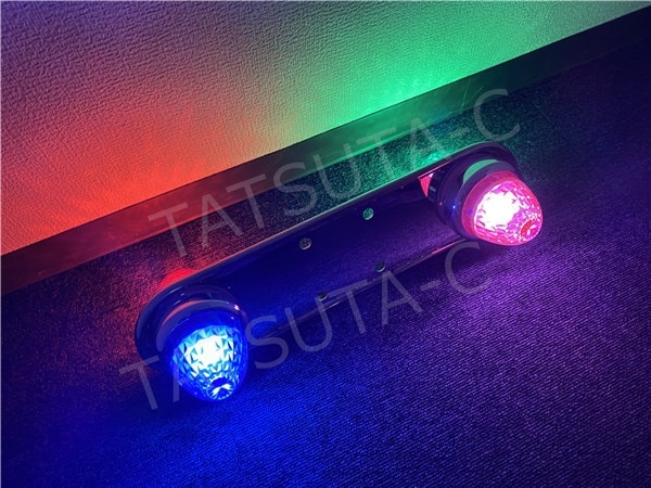 鏡面ステンレス 【22.5インチ】 ホイールマーカーステー 4枚セット 4つ