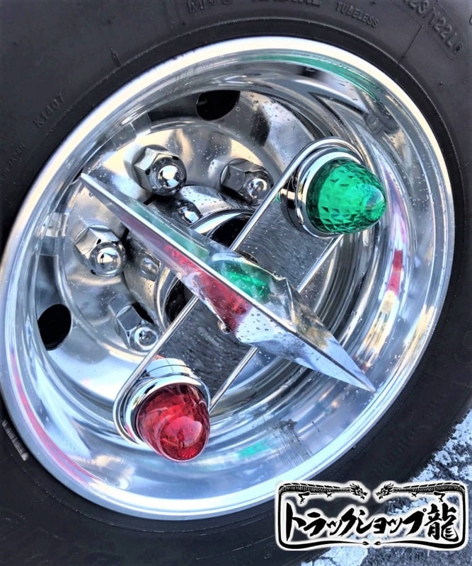 オリジナル 鏡面ステンレス 【22.5インチ】 一文字型 ホイール