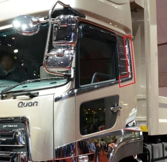 メッキ アッパー クォーターガーニッシュ 左右セット 寝台あり車用