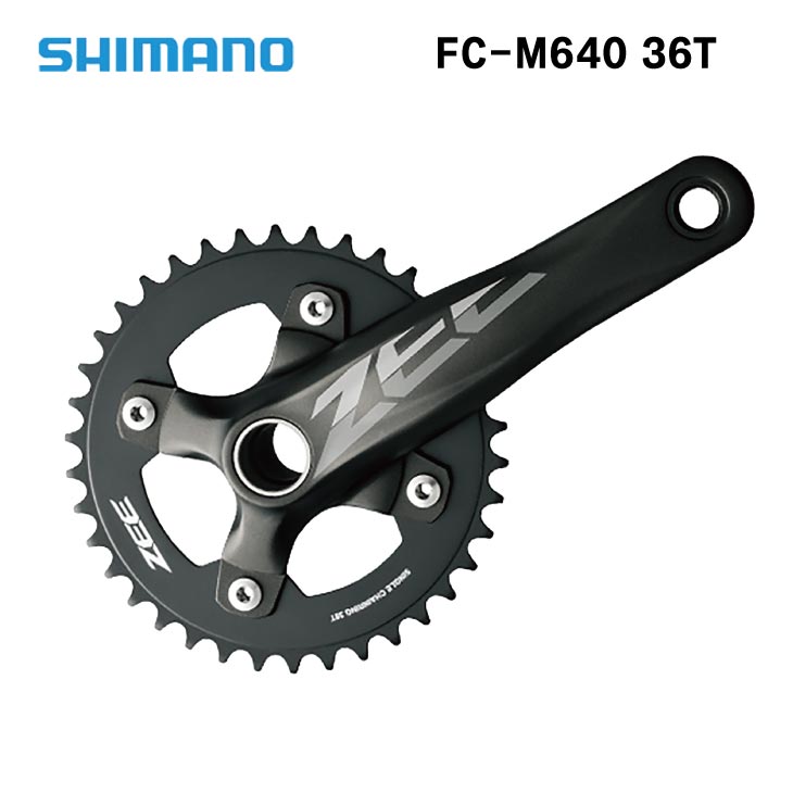 SHIMANO シマノ ZEE MTB クランクセット FC-M640 36T 10S 165mm/170mm