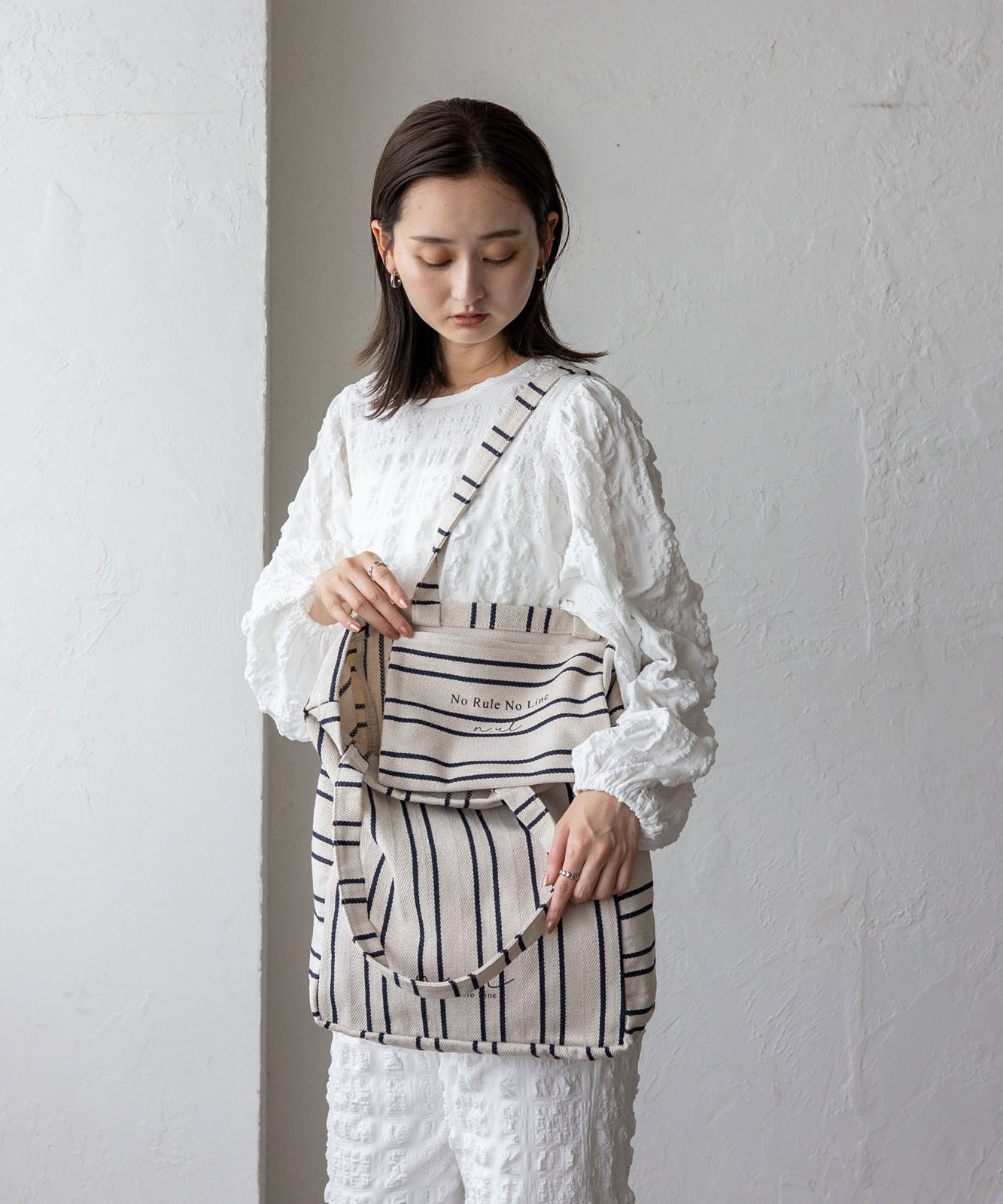 キャンバスストライプトートバッグ | バッグ,トートバッグ,その他素材