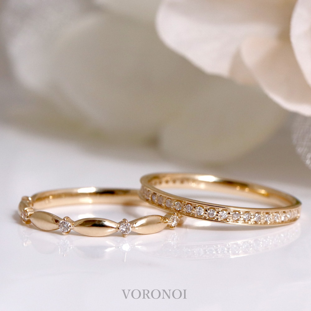 重ね付けリング「レディ」 K18