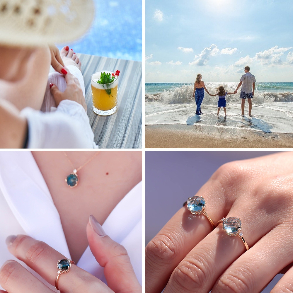 K18 MINAMOリング】天然石×選べる2カット×特許セッティング