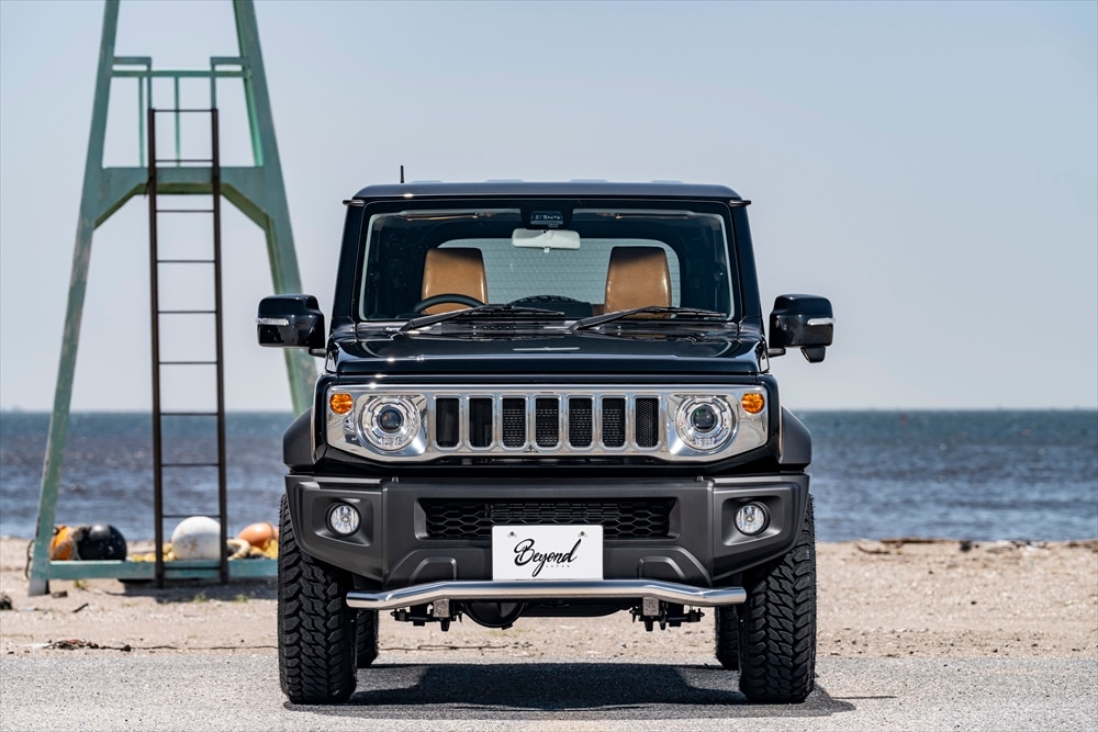 フロントグリル ジムニー ノマド JC74 BEYOND セブンスロット ABS製