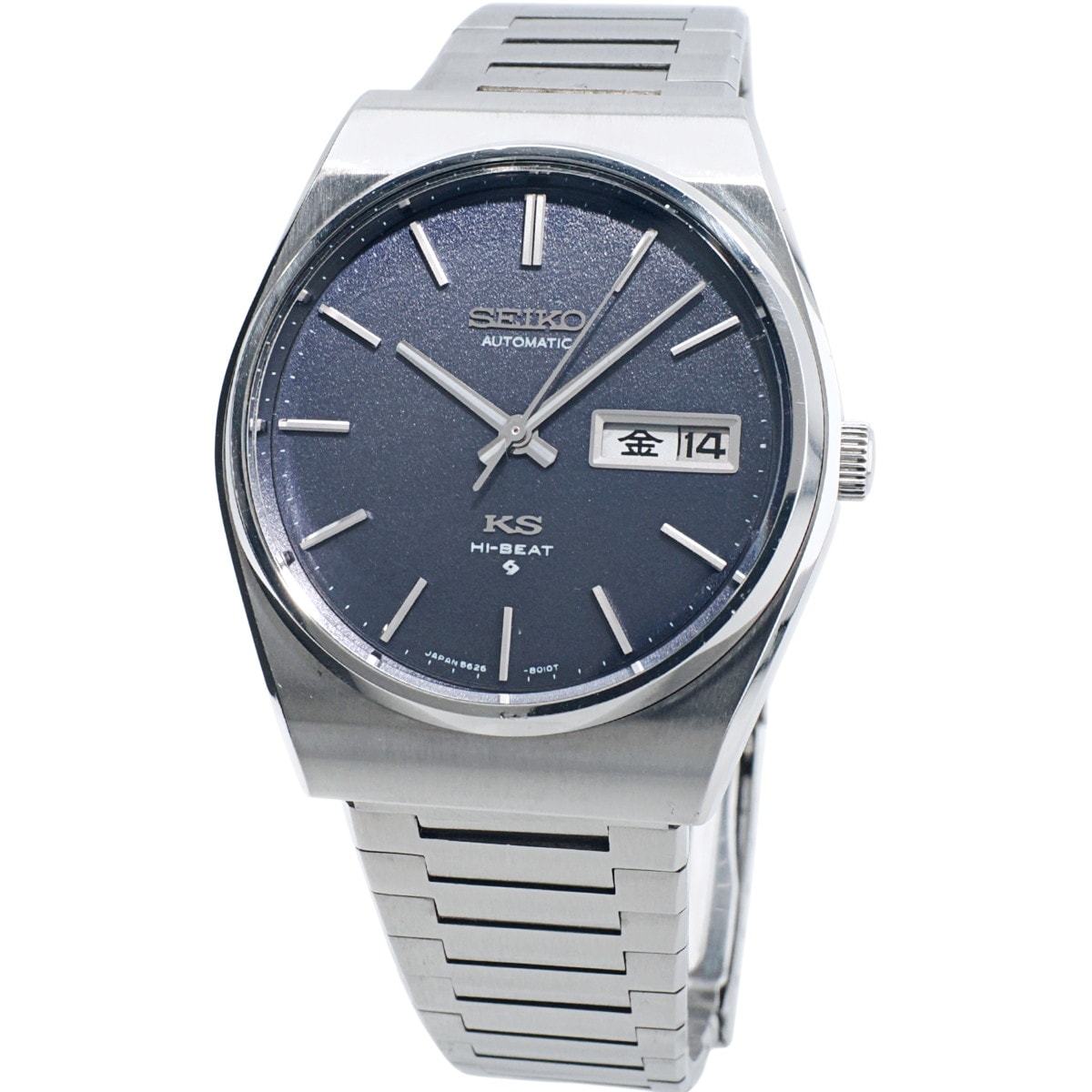キングセイコー 5626-8010 ネイビー文字盤 KSブレスレット 自動巻 OH済