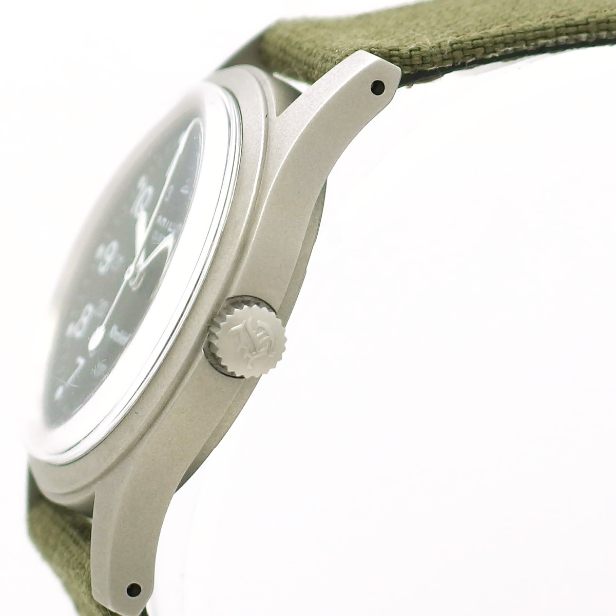 ハミルトン カーキ 9797 33mm ブラック文字盤 クオーツ USED