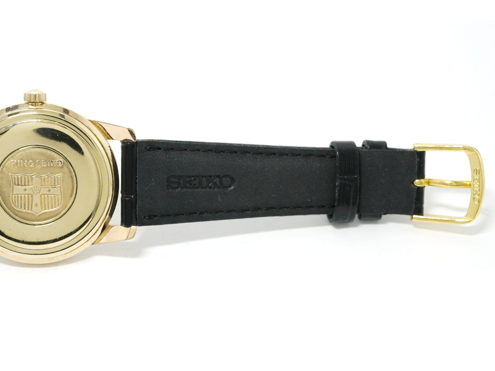 キングセイコー 1st 15034 AD文字盤 14金張り 25石 純正リューズ 手巻