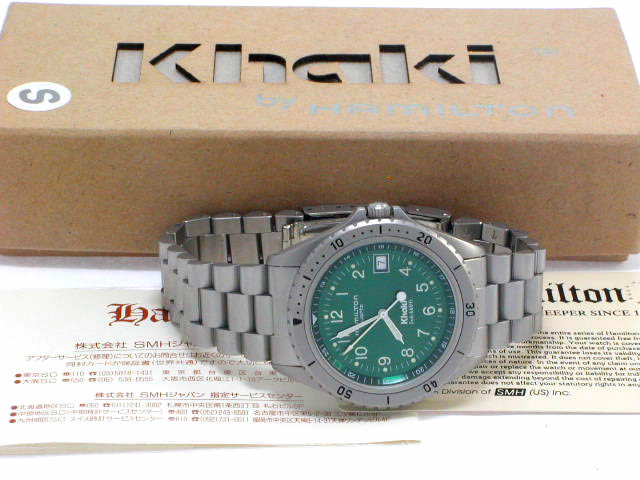 ハミルトン カーキ サブ 200mダイバー クオーツ H874557 USED Hamilton