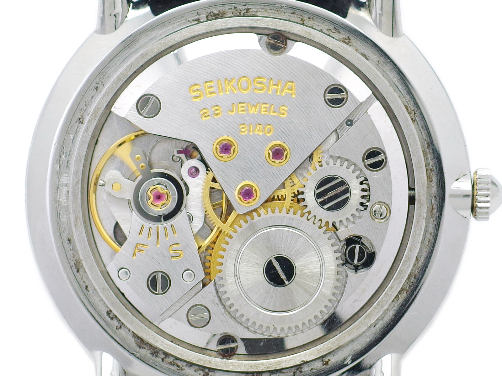 セイコー ライナー J15001E SS SD文字盤 23石 手巻 OH済 昭和37年/1962