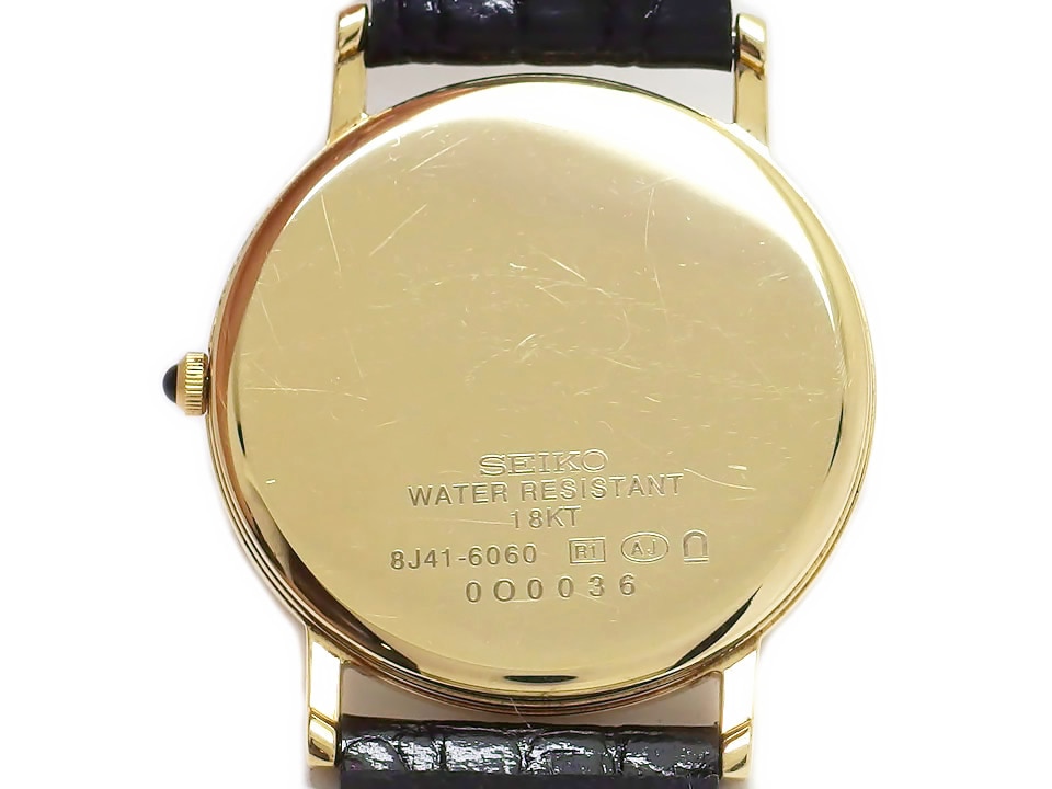 セイコー ドルチェ 18Kケース SACM012 8J41-6060 クオーツ 2010年製