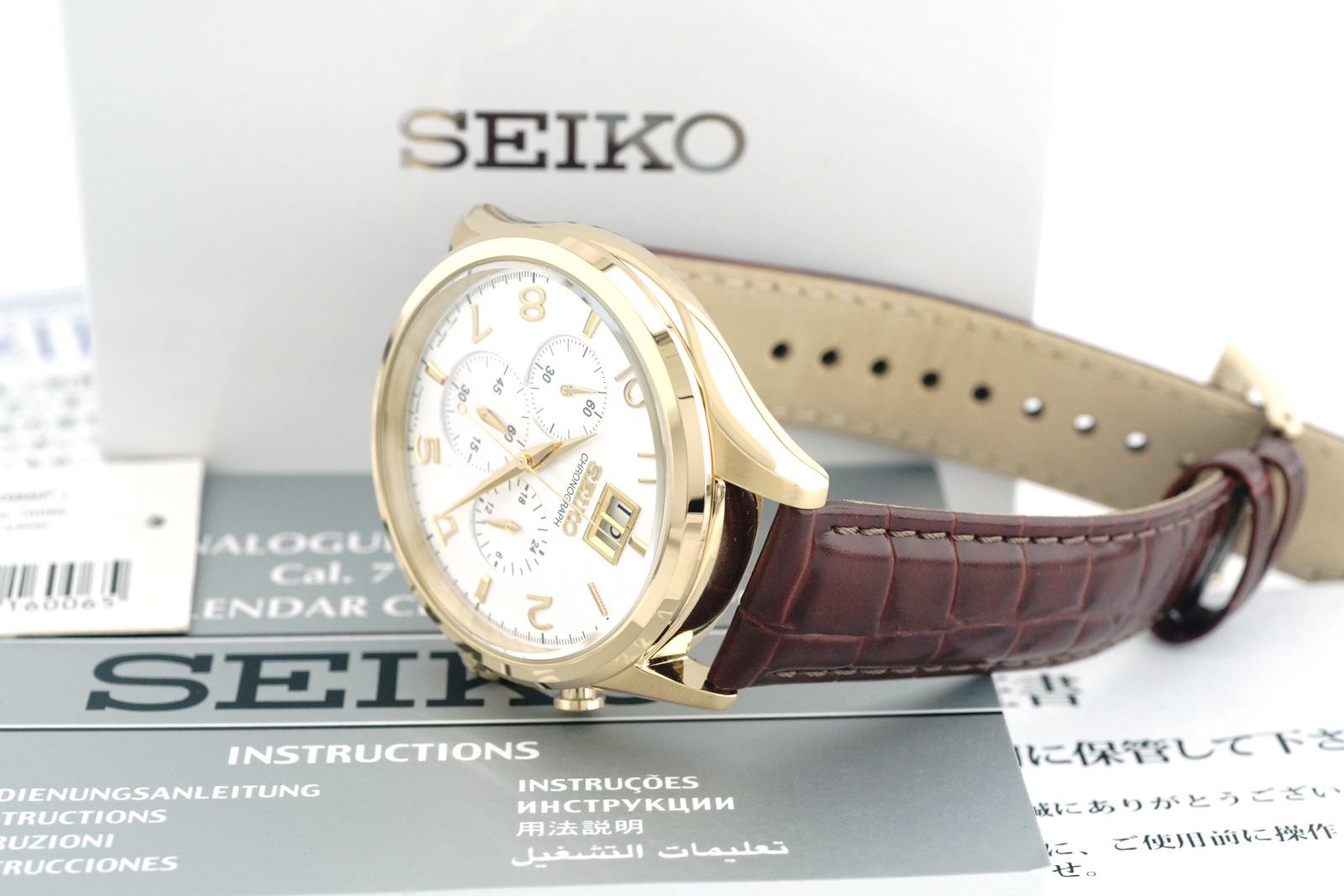 セイコー ビッグデイト クロノグラフ SPC088P1 逆輸入モデル 7T04-0AE0