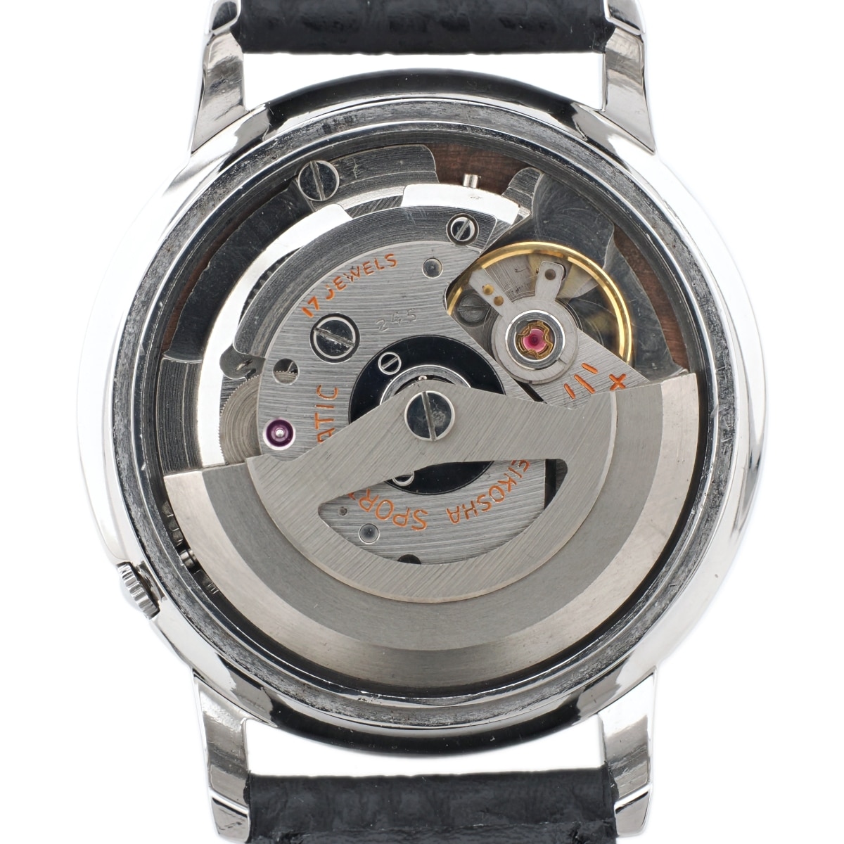 セイコー スポーツマチック J14103D 希少文字盤 コママーク Cal.245 17