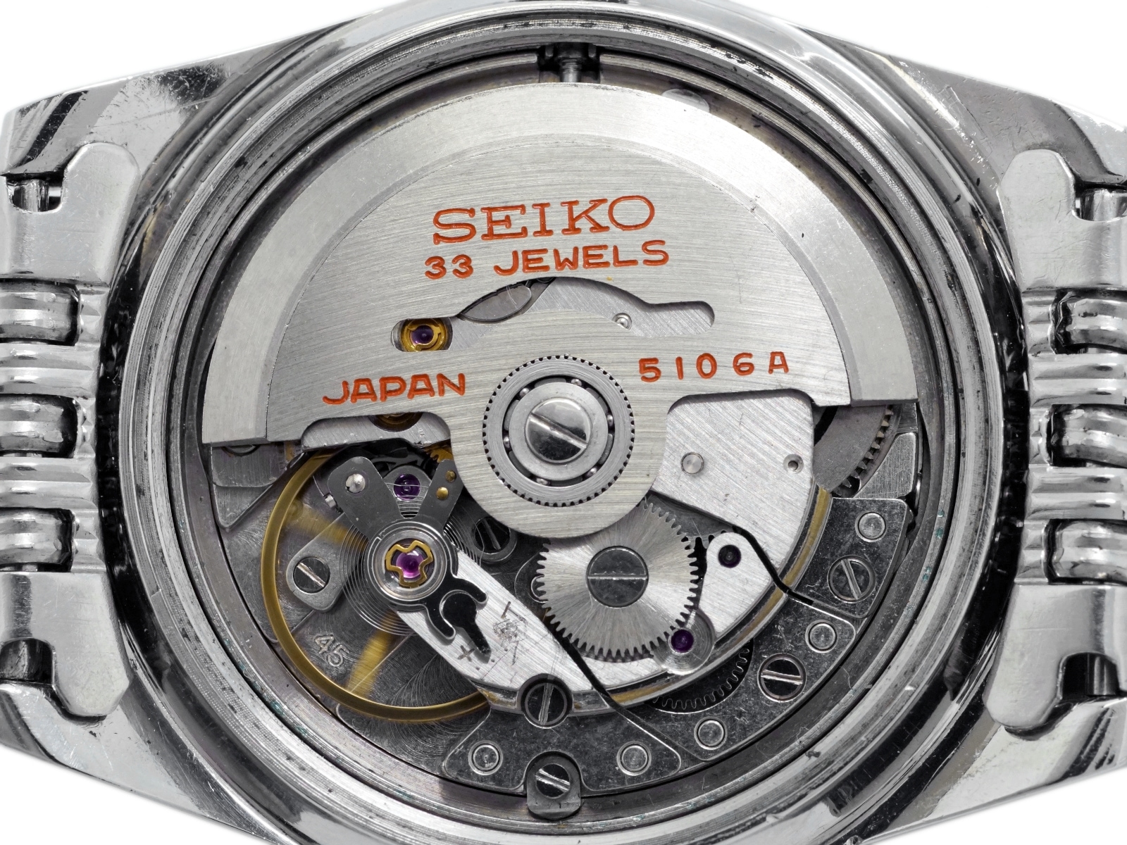 セイコー マチックP 5106-7000 プッシュリューズ 33石 自動巻 OH済