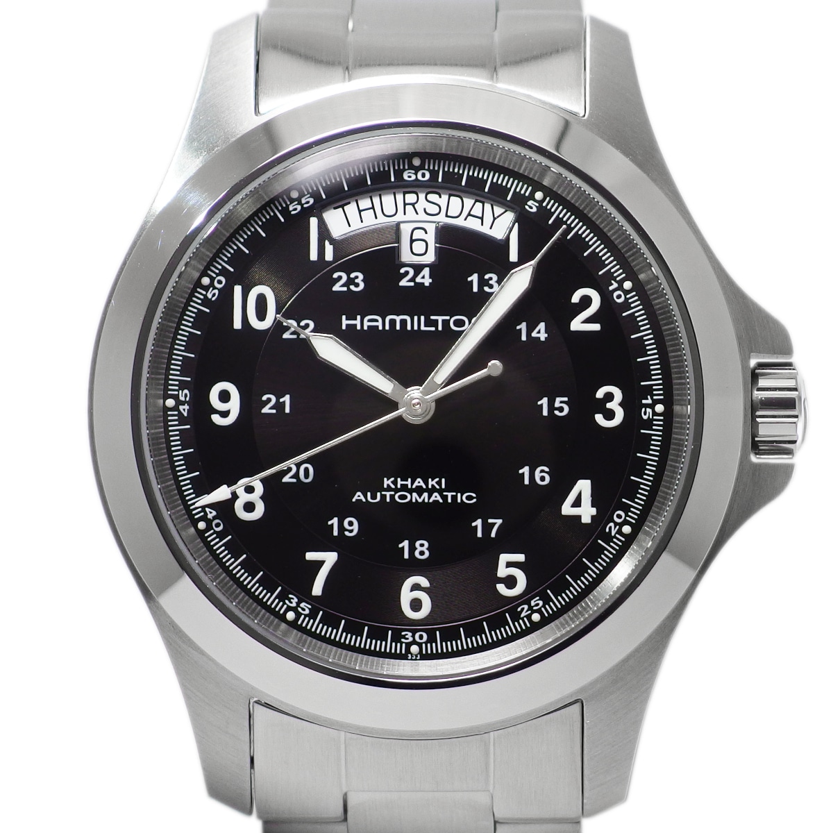 美品】ハミルトン カーキ キング オートマチック デイデイト 40mm