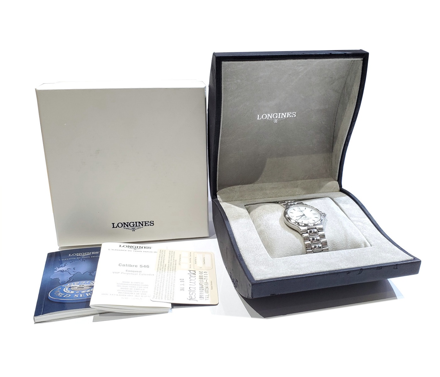 ロンジン コンクエスト パーペチュアルカレンダー L1.627.4 クオーツ