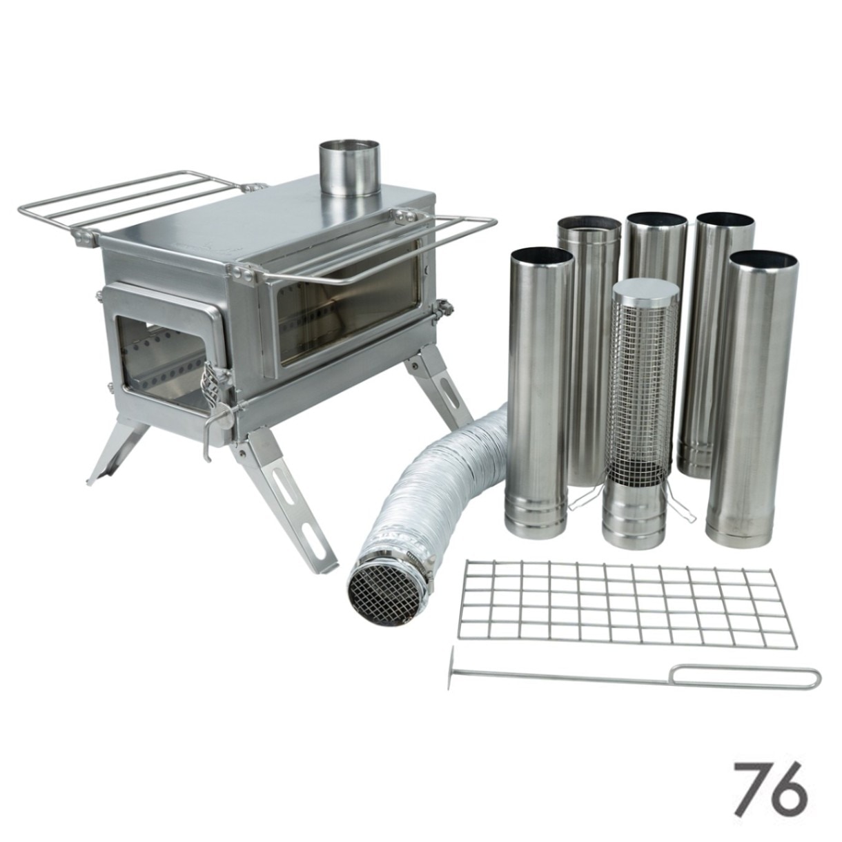 WINNERWELLパイプオーブン、ウォータータンクM Winnerwell® Water Tank for External Air M-sized Stove | Stainless