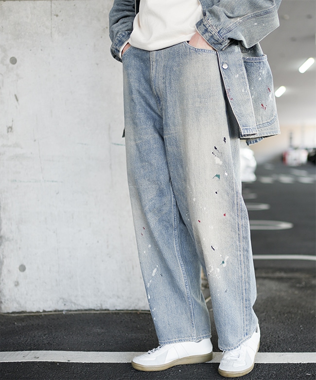 SALE 50%OFF】[PT2201-N]tsuzuli(ツヅリ) EZ DENIM 5P PANTS NARROW