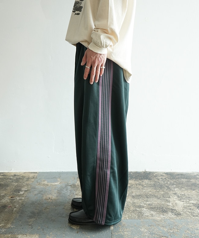 RW320]NEEDLES(ニードルズ) H.D.Track Pant - Poly Smooth ヒザデル