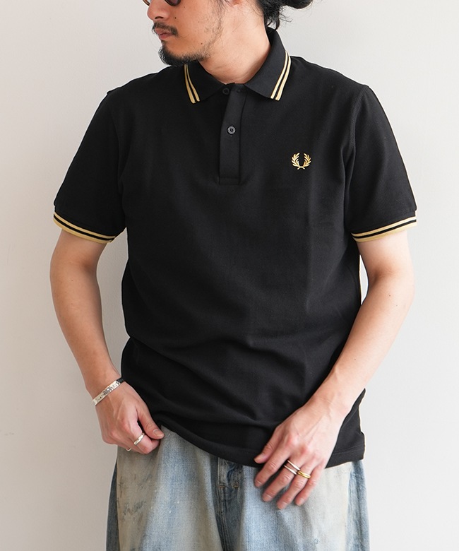 M12]FRED PERRY(フレッドペリー) TWIN TIPPED FRED PERRY SHIRT ツイン