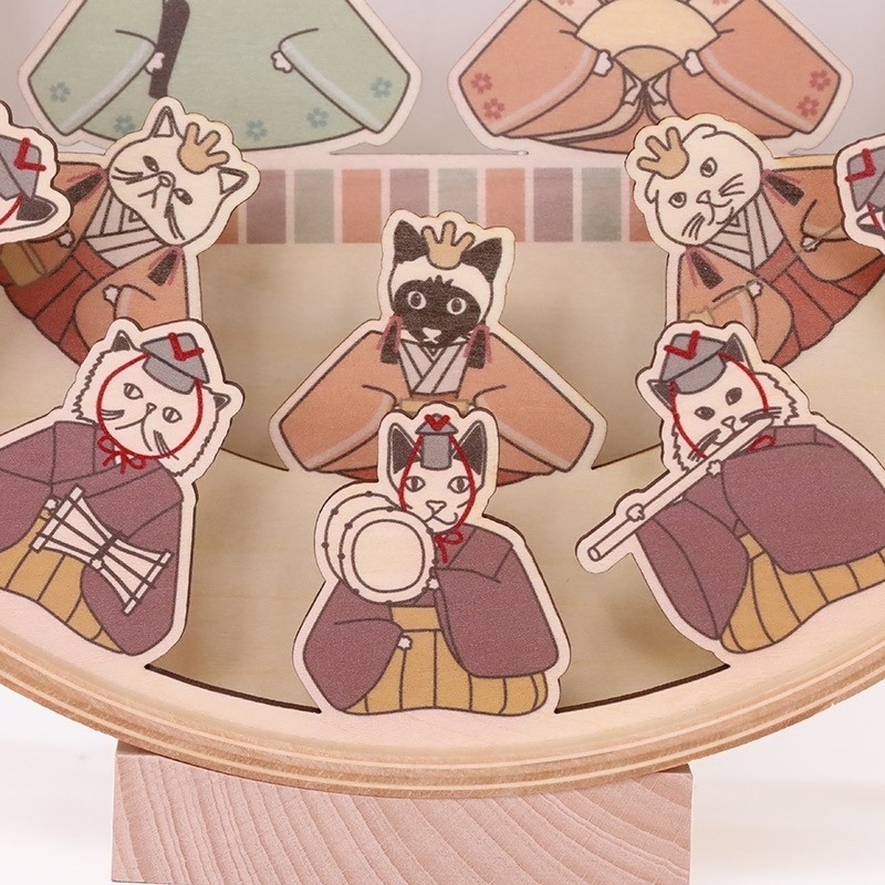 曲木雛飾り -CATS- 木製品 yamatojapan | ⑩メモリアルグッズ | 木製