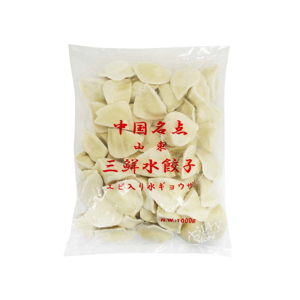 冷凍便】エビ入り水餃子/中国名点山東三鮮水餃1000g（約50個）｜冷凍