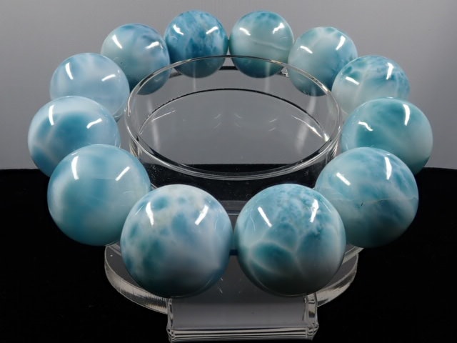 ラリマー（ブルー・ペクトライト） ブレスレット 19.0㎜ 5A | 天然石