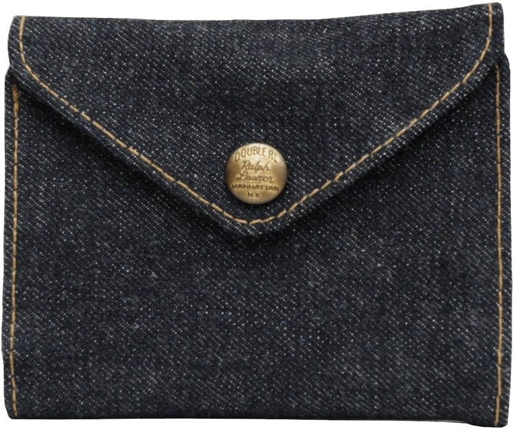 ダブルアールエル) RRL インディゴ 日本製デニム ビルフォールド