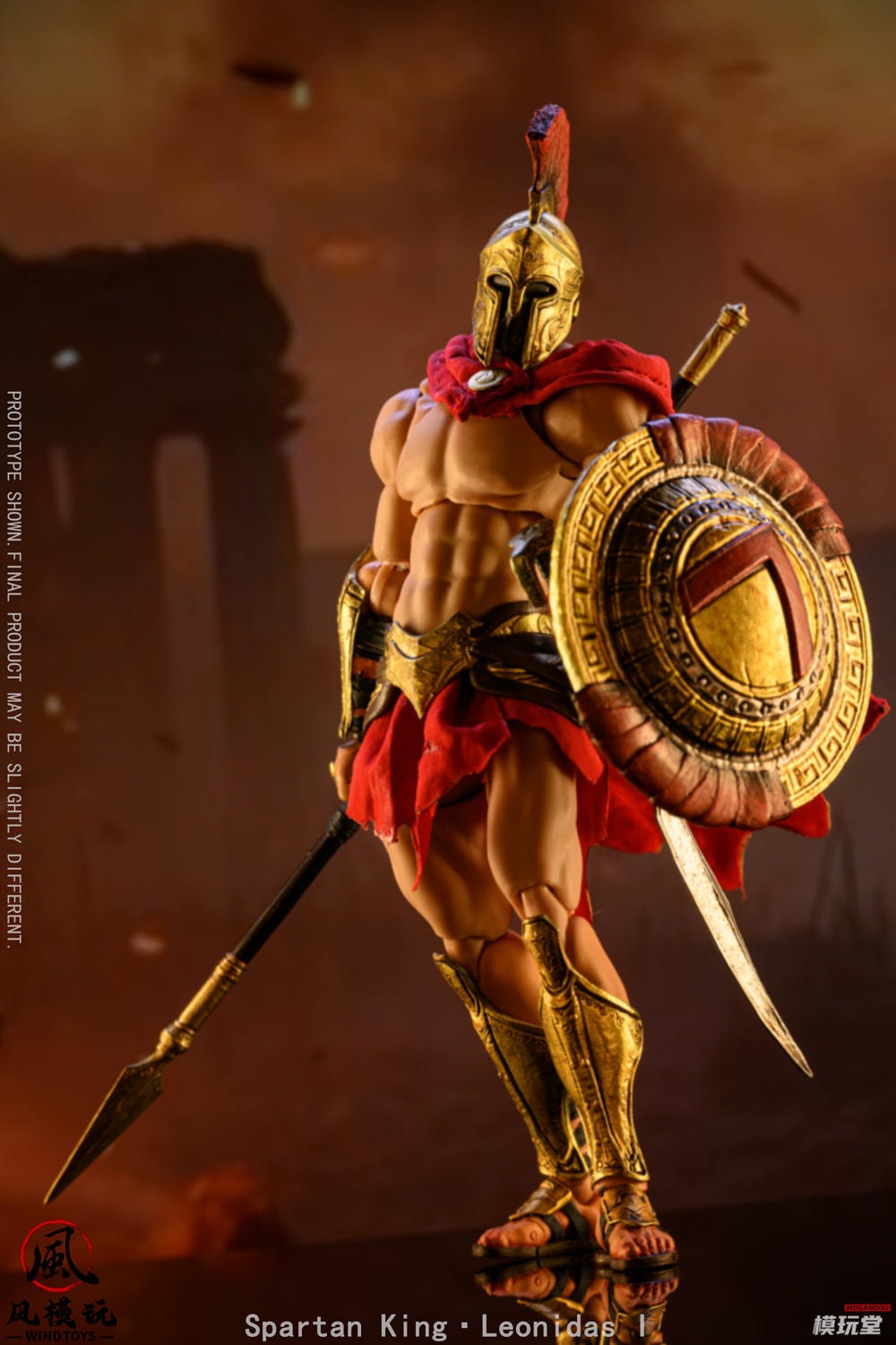 予約 Wind Toys 1/12 「永遠の戦魂」シリーズ スパルタ王 レオニダス