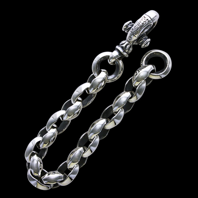 シルク リンク (M) ブレスレット (プレーン サークル) (レナード