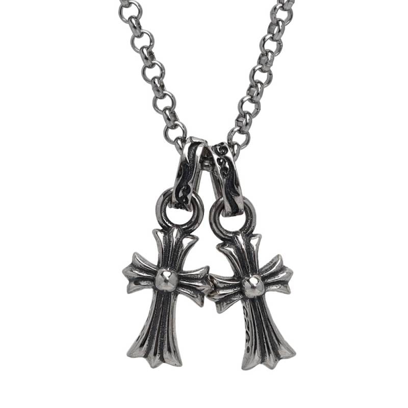 シルバー925 クロスネックレス [ps214-silver] | ネックレス,シルバー