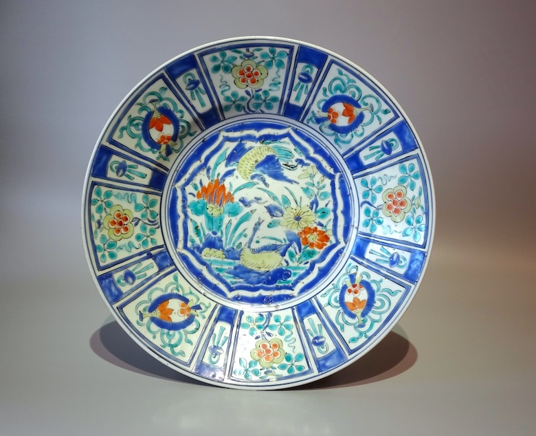 初期柿右衛門花鳥文皿 | 東洋陶磁 | 冨江洗心堂オンラインショップ