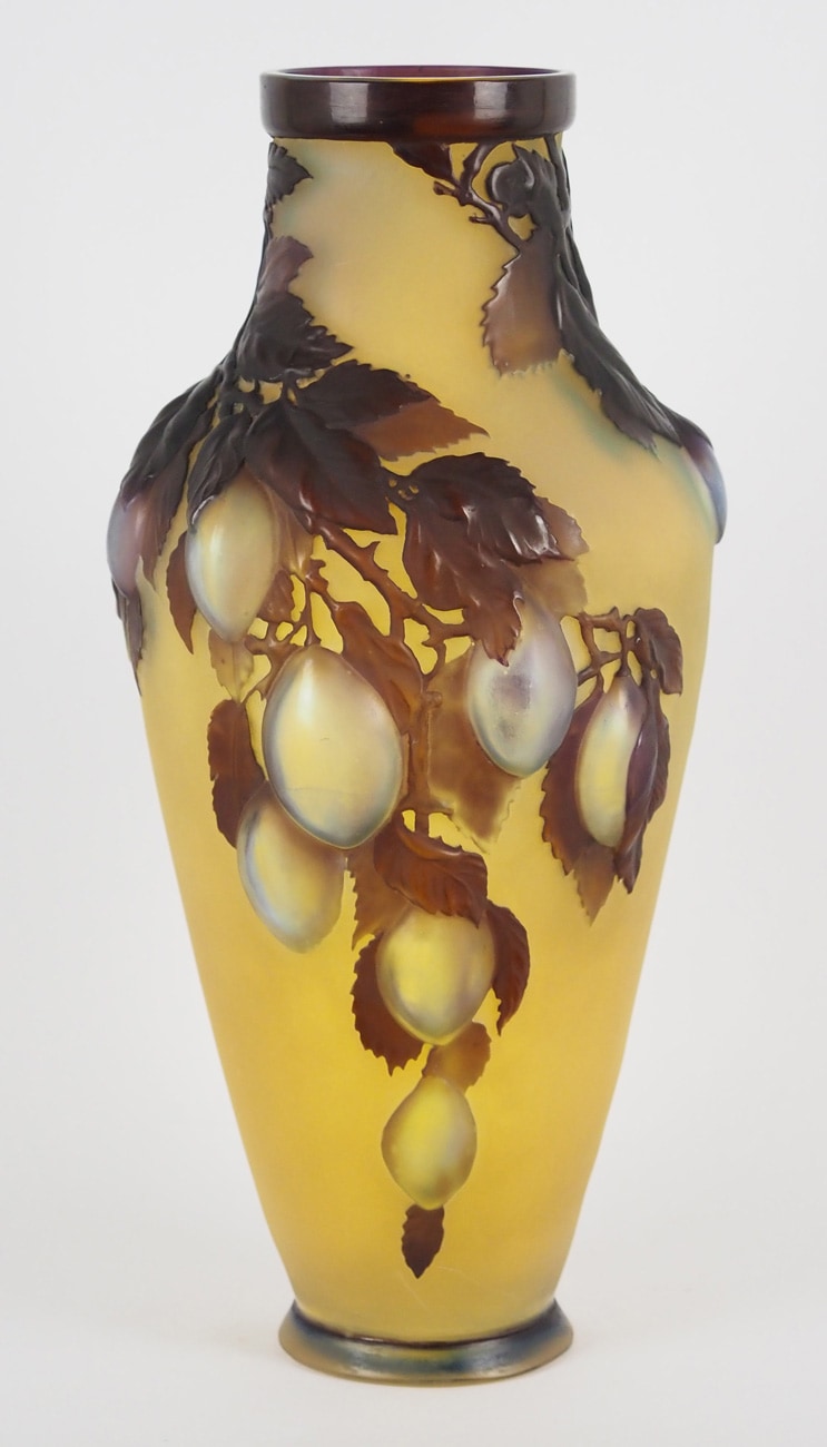 エミール・ガレ 「プラム文花瓶」 | | アトリエ・ブランカ