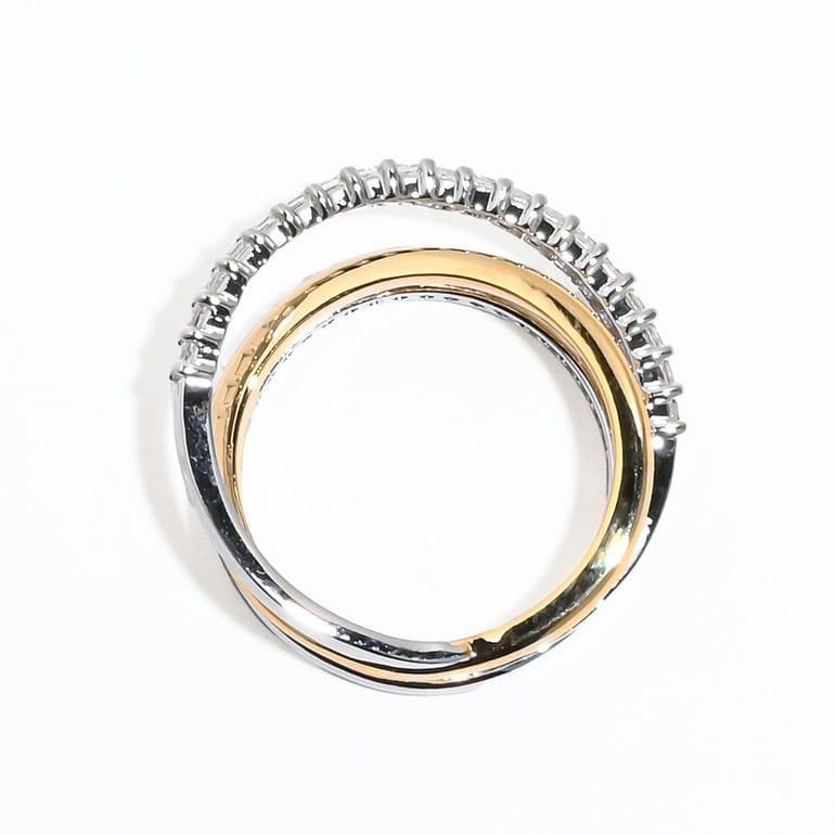 スワロフスキー SWAROVSKI リング 指輪 11号 Hyperbola クリア