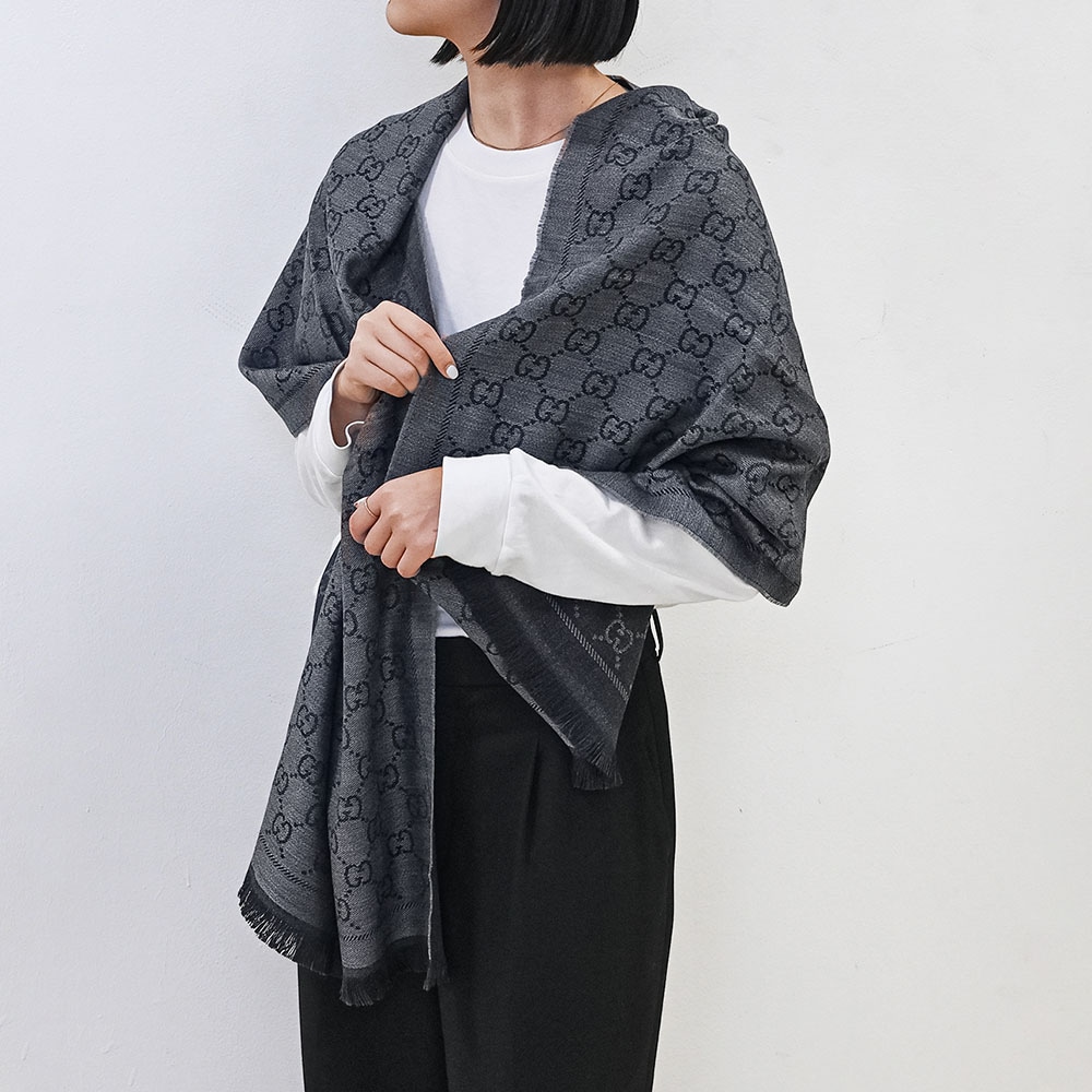 グッチ GUCCI ストール マフラー メンズ レディース 男女兼用 GG柄