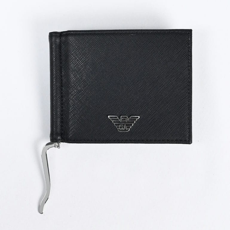 エンポリオ アルマーニ EMPORIO ARMANI マネークリップ式折り財布