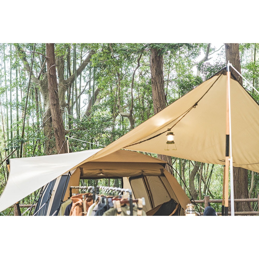 小川テント-小川キャンパル システムタープヘキサDXならアシーズ