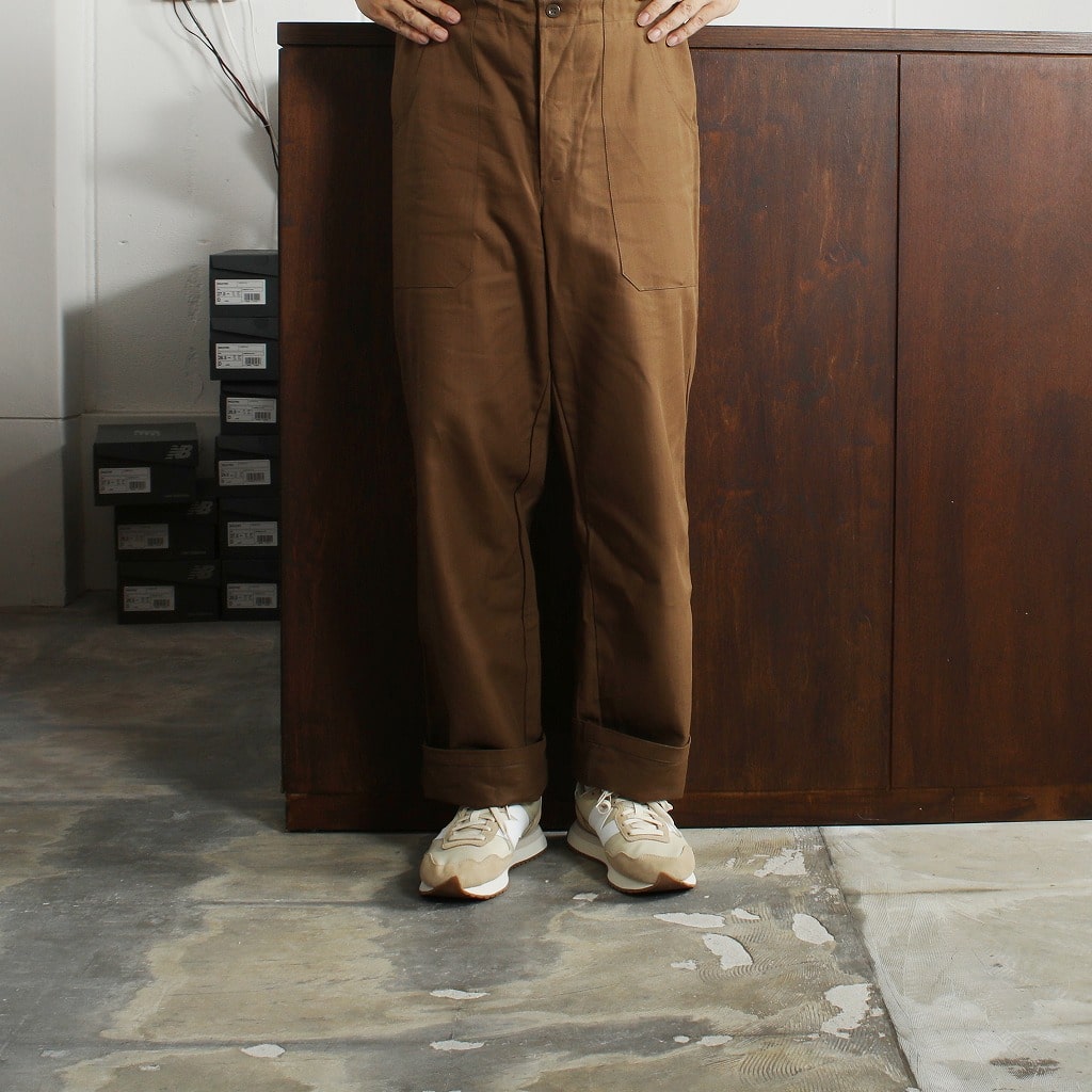 デッドストック チェコ軍 イージーワークパンツ ブラウン | BRAND,D