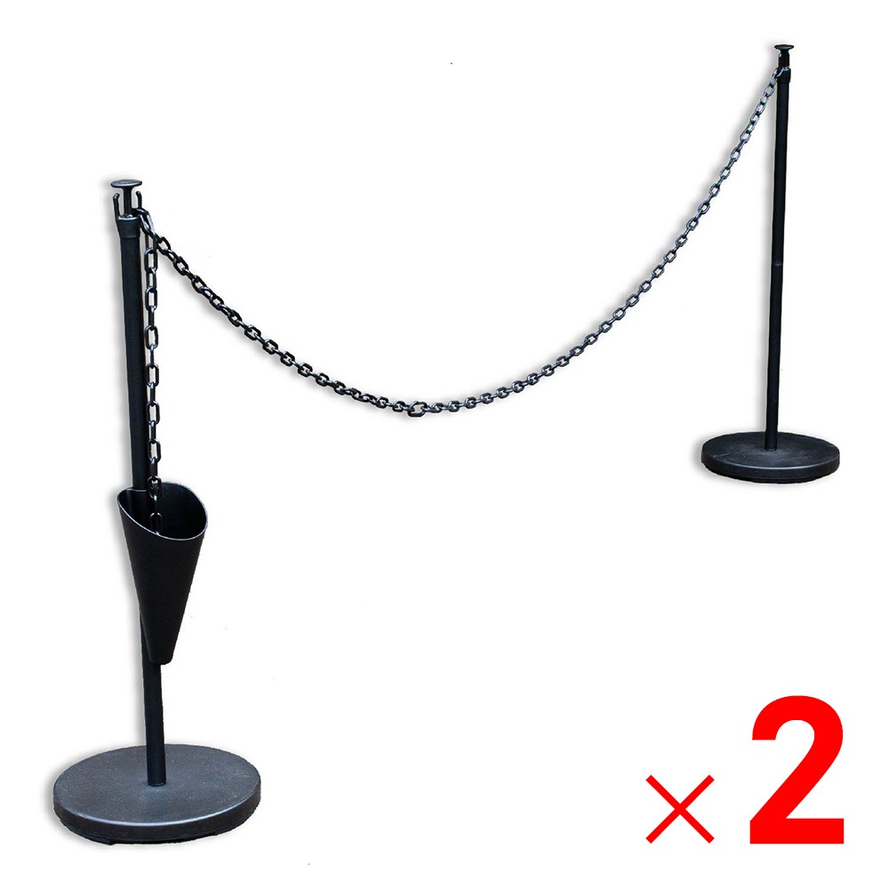 送料無料】ダイム DAIM ゲートスタンド 高さ90cm×長さ3m ブラック ×2