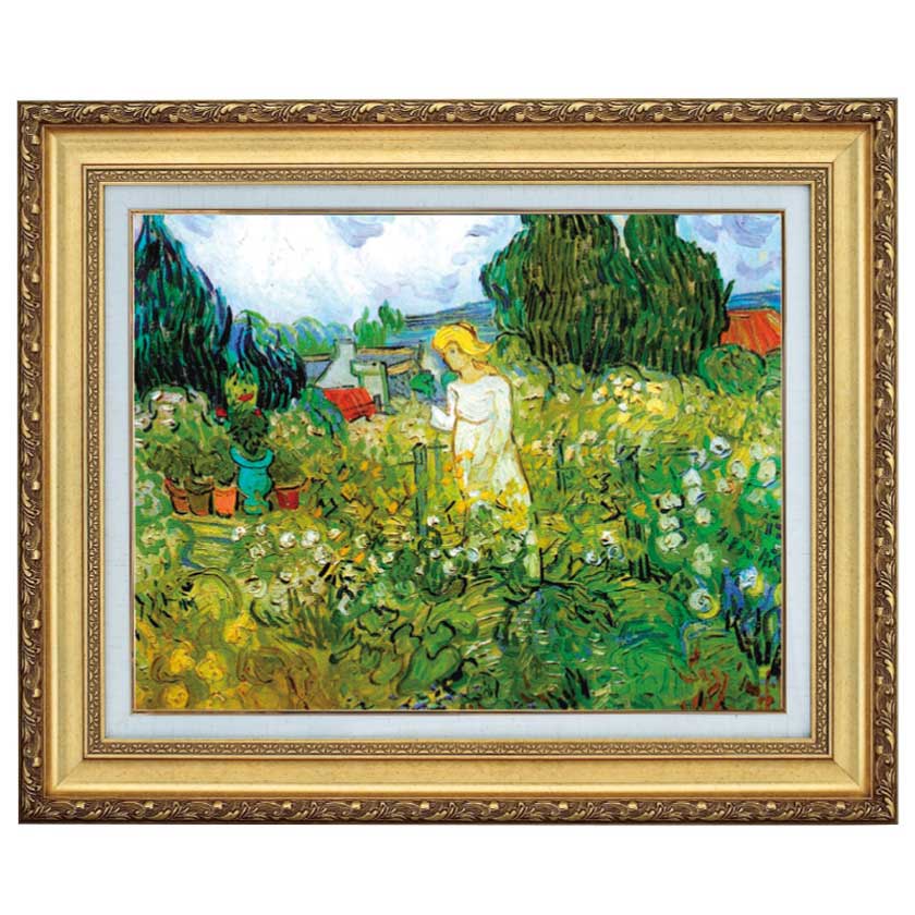 5本のひまわり』 ゴッホ 4号 立体複製名画 額装付 ポスト印象派 新