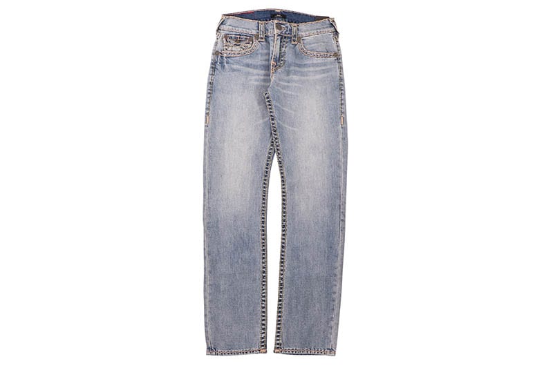 TRUE RELIGION RICKY SUPER T FLAP STRAIGHT JEAN 34