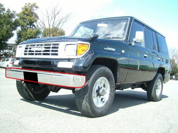 送料無料 大型商品 トヨタ ランクル プラド 71 78 系 クローム メッキ