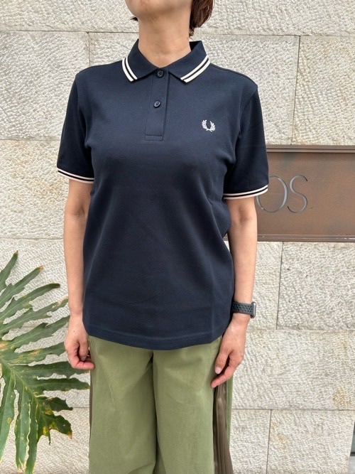 FREDPERRY フレッドペリー ツインディップ 定番 ポロシャツ WHITE