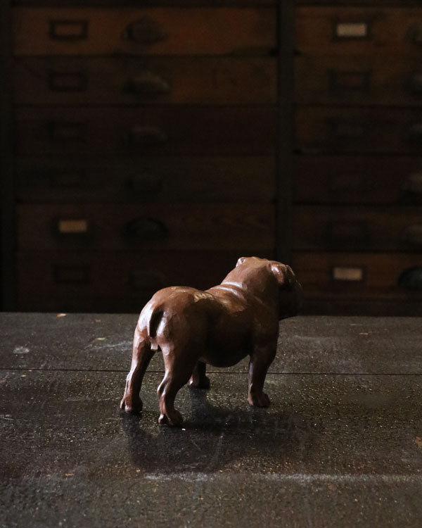 Chalk Ware Bulldog｜ブルドッグオーナメント チョークウェア