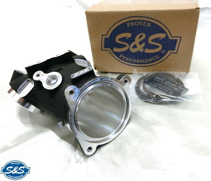 S＆S・PREMIUM ハイフロー 鋳造アルミポリッシュ インテーク