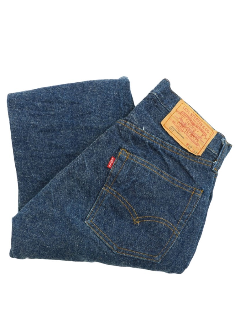 80's Levi's 501 66後期 赤耳 デニムパンツ 濃紺 表記(27x32) | SOLD