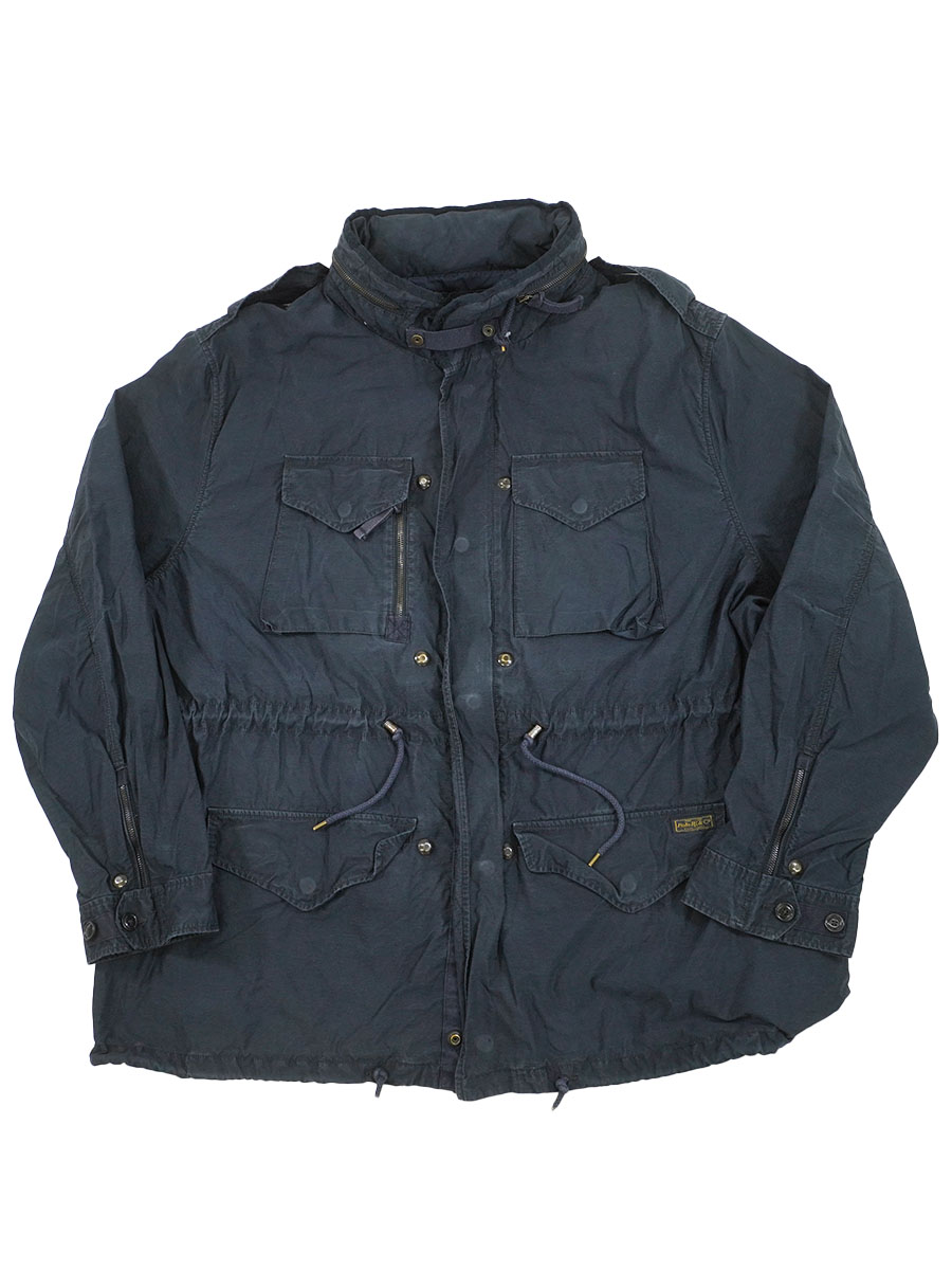 ラルフローレン M-65タイプ 裏サーマル ミリタリージャケット ネイビー